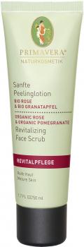 Sanfte Peelinglotion Rose & Granatapfel von Primavera